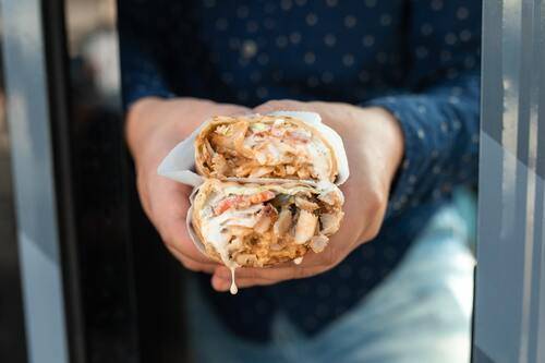 omake za kebab z mesom in zelenjavo